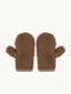 merino mittens - teddy brown adult