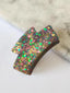 KLAMRA RECTANGLE YELLOW PINK