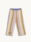 frotowe spodnie kuloty - sunset stripes