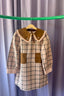 check dress - dreamy rose 7-8 years