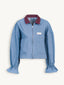 damska kurtka jeansowa - stone blue