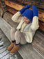 merino mittens - cobalt ADULT