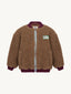 merino jacket - teddy brown