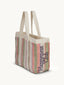 torba frotowa - tropical stripes