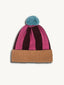 czapka beanie merino - cherry berry