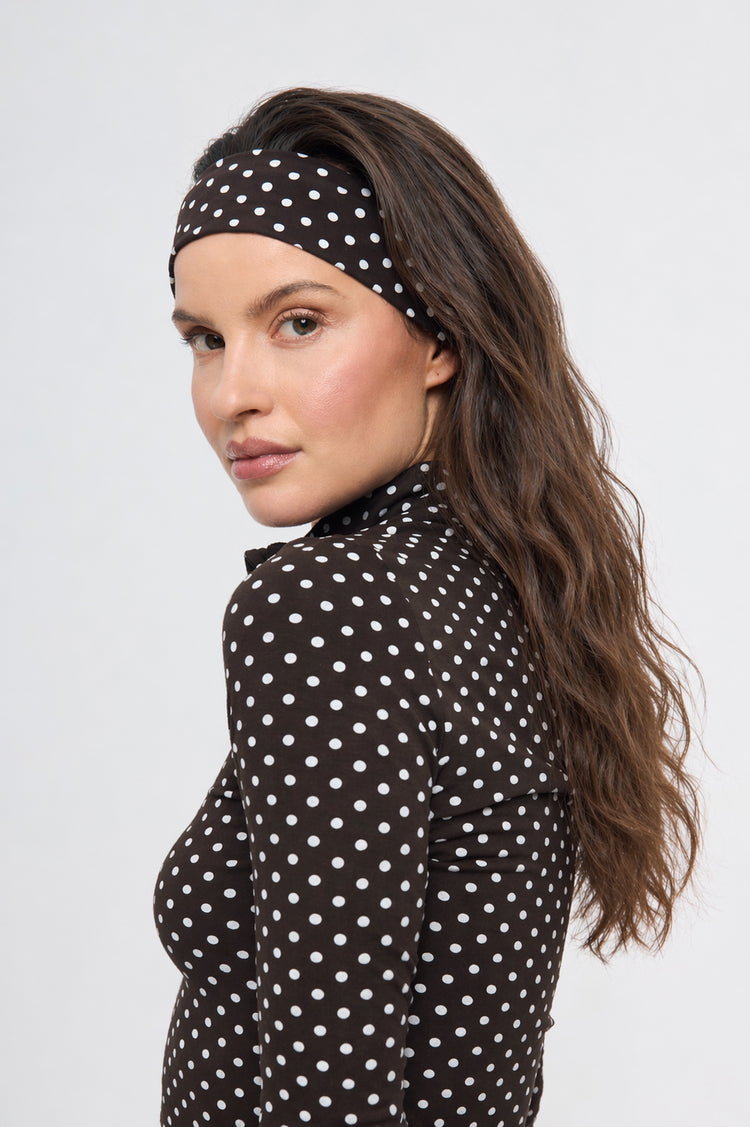 opaska na włosy – choco dots