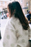 wool bomber jacket - polka dots