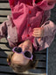 vichy frilled dress - wild berry child 