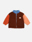 wełniana kurtka bomberka merino dziecięca kolorowa blokowa grove merino wool bomber jacket jacke