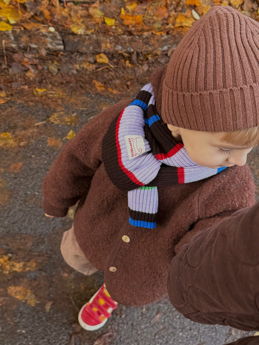 szalik merino - fun stripes