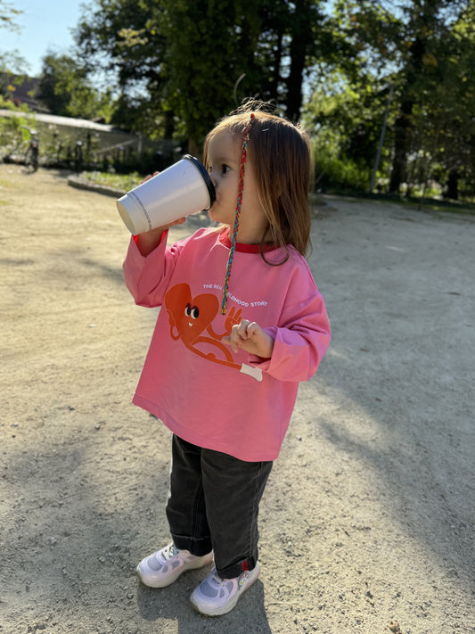 koszulka longsleeve - candy pink