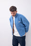 wool bomber jacket - ice blue
