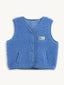 dziecięca kamizelka merino - ice blue