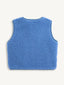 dziecięca kamizelka merino - ice blue