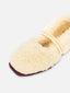wełniane kapcie damskie merino z gumką masełkowe butter yellow woolen slippers wool 