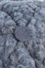 wełniana czapka damska merino niebieska baltic merino wool hat merinowolle mütze
