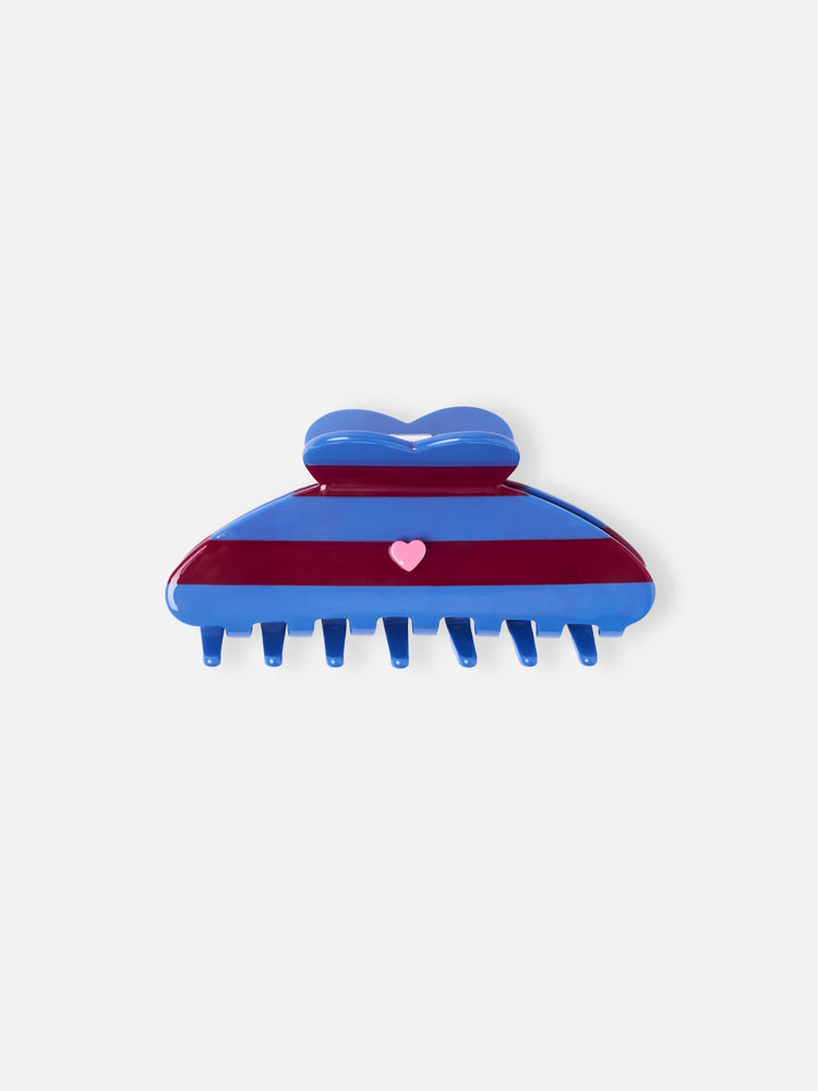 klamra do włosów spinka damska w paski ozdoby ozdoba upięcie fryzura stylizacja hair claw women's accessories hairstyle styling haarspange haarklammer damen accessoires haarschmuck frisur haarstyling