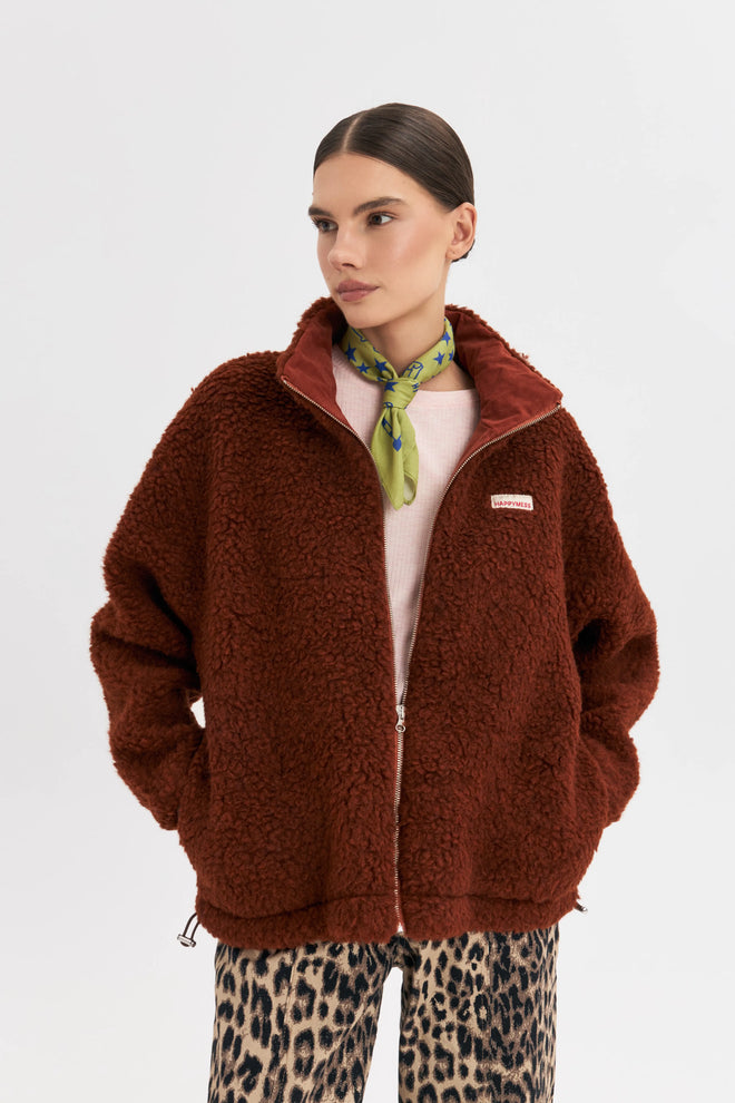 Bomberjacke aus Wolle – Clay