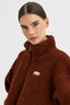 Bomberjacke aus Wolle – Clay