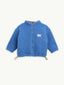 wool bomber jacket - ice blue