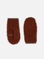 Merinohandschuhe mit Lasche – clay 6+