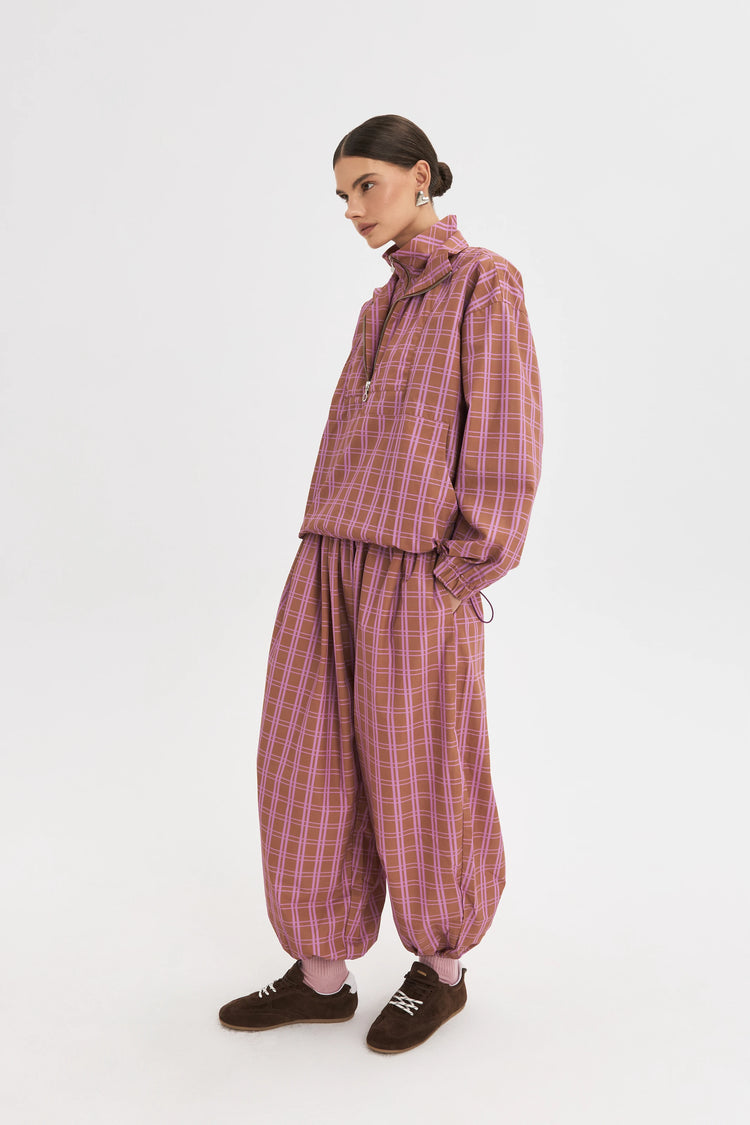 balloon trousers - florence blush