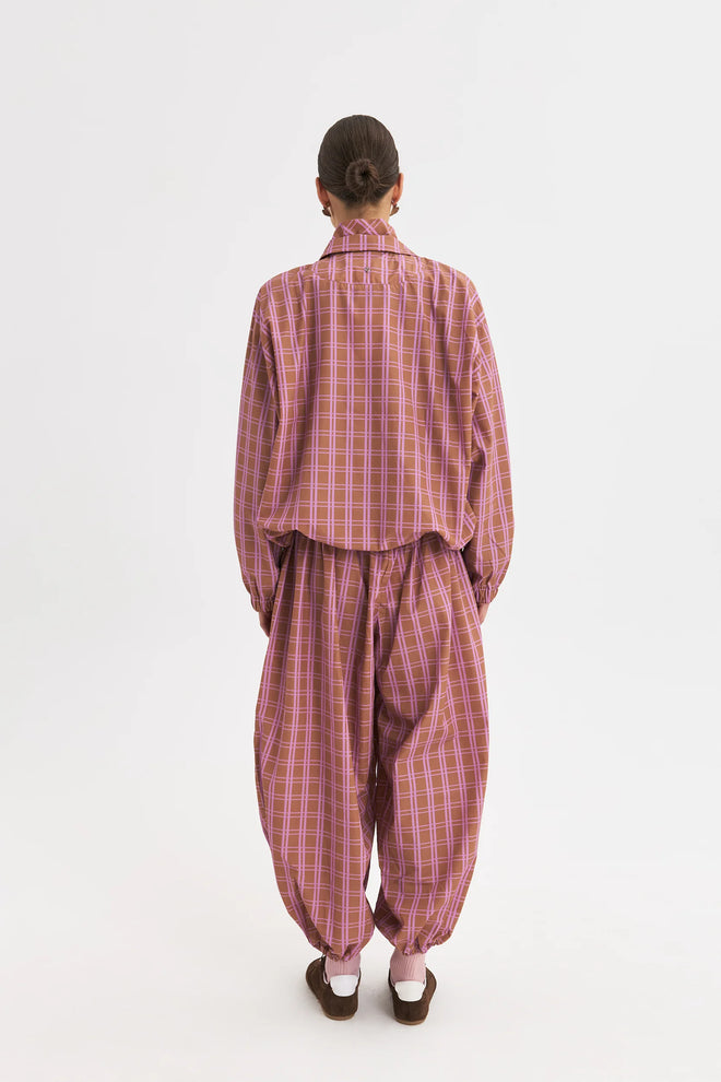 balloon trousers - florence blush