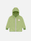 wełniana kurtka dziecięca z kapturem polar zielona green pea wełna merino wool children's jacket with hood fleece green pea merino wool Kinder-Wolljacke mit Kapuze Fleece Erbsengrün Merinowolle