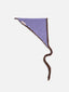 bawełniana bandana na głowę sunwashed lilac bawełna organiczna organic cotton headscarf kopftuch bio-baumwolle