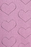 bawełniany sweter damski blush hearts kontrastowy kołnierz organic cotton detal