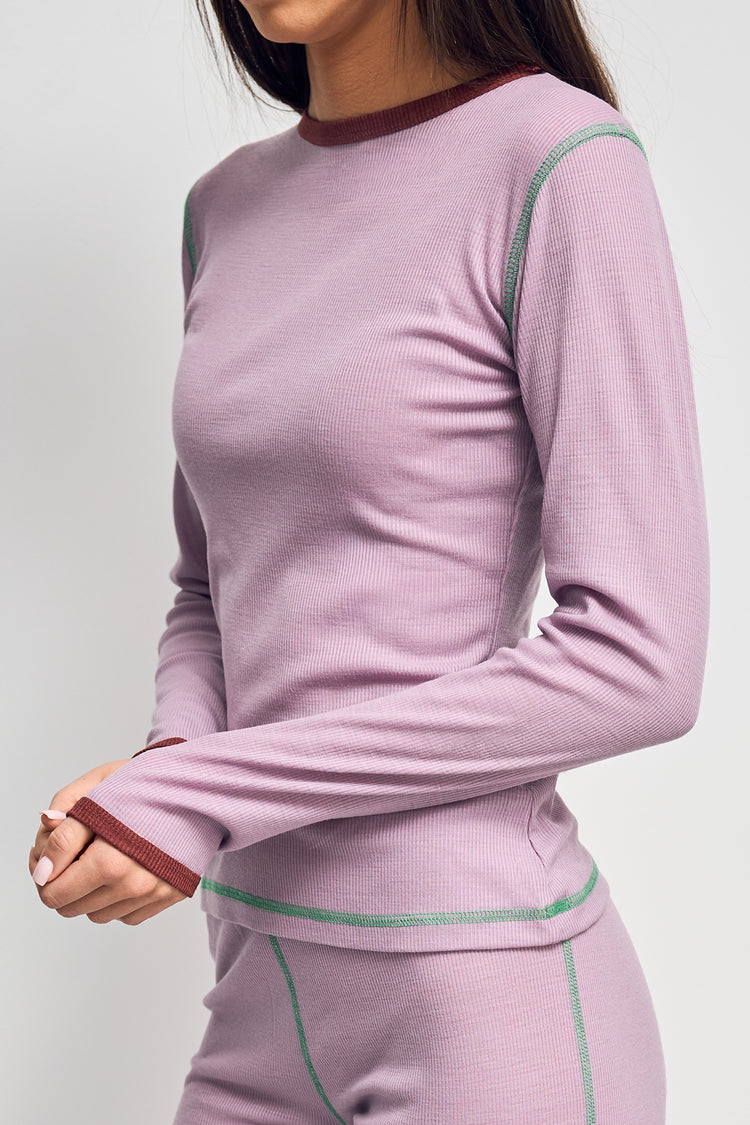 [pl][Modelka ma 175 cm i nosi rozmiar S] [en][The model is 175 cm and wears size S] [de][Das Model ist 175 cm groß und trägt Größe S] bielizna termiczna damska termo bluzka termoaktywna wełniana merino wool termoactive longsleeve damenbluse 