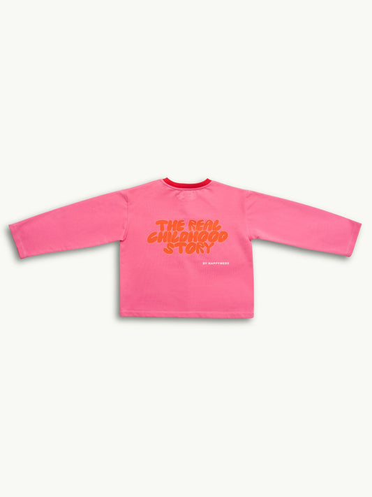koszulka longsleeve - candy pink