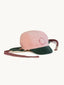 dziecięca czapka bawełniana sztruksowa sztruks plusz różowa forest flower cotton hat bok detal