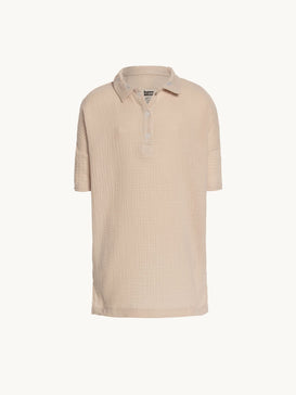 sukienka dziecięca muślinowa bawełna organiczna sand muslin dress przód kremowa