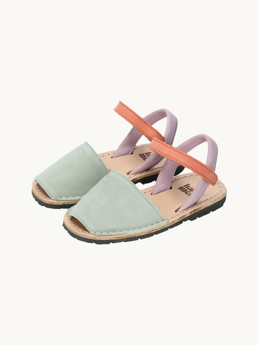 dziecięce sandały minorki skórzane nubuck minorcan sandals leather lollipop kolorowe