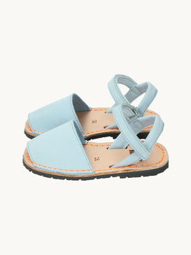 dziecięce sandały minorki skórzane nubuck minorcan sandals leather sky blue niebieskie