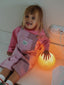 dziecięce ogrodniczki w paski różowe watermelon stripes short dungaree dziewczynka dziecko outfit