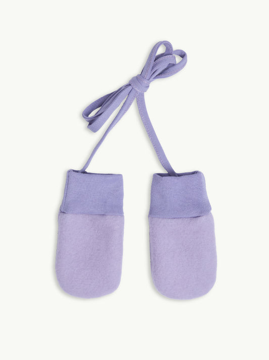 dziecięce rękawiczki merino wełniane lilac fioletowe wool mittens children's
