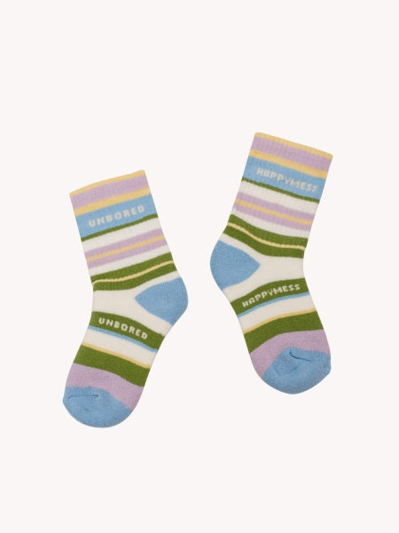 dziecięce skarpetki w paski pastel stripes socks