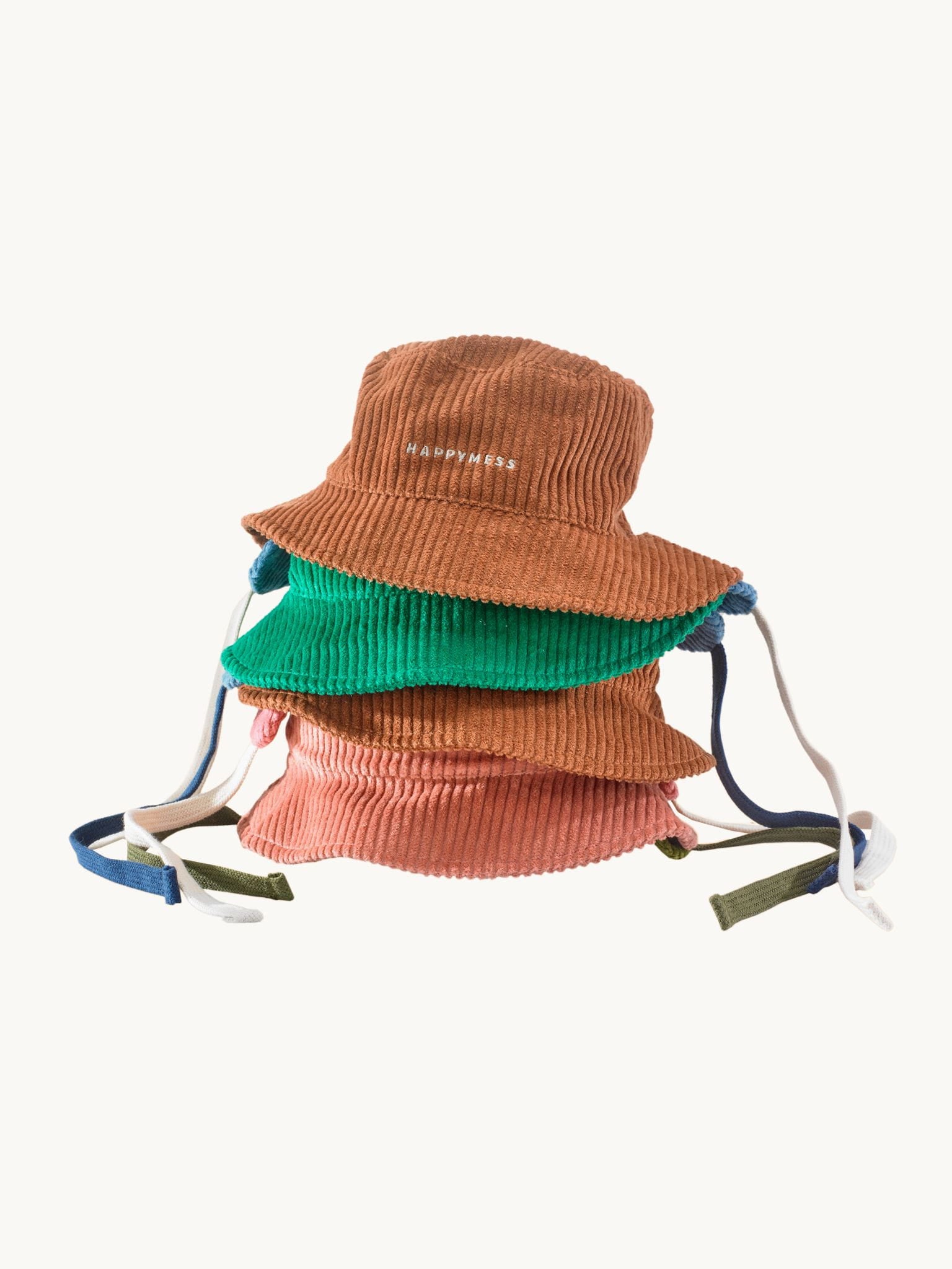 dziecięcy kapelusz bucket sztruksowy brązowy cocoa pink blush bawełna cotton hat kapelusze różne kolory