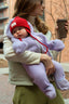 woolen overall - LILAC