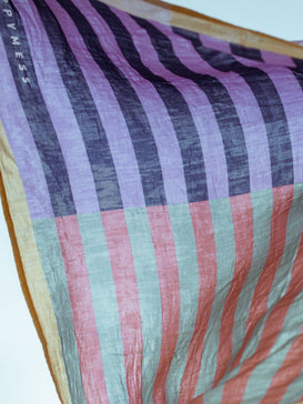 otulacz muślinowy - sunny stripes