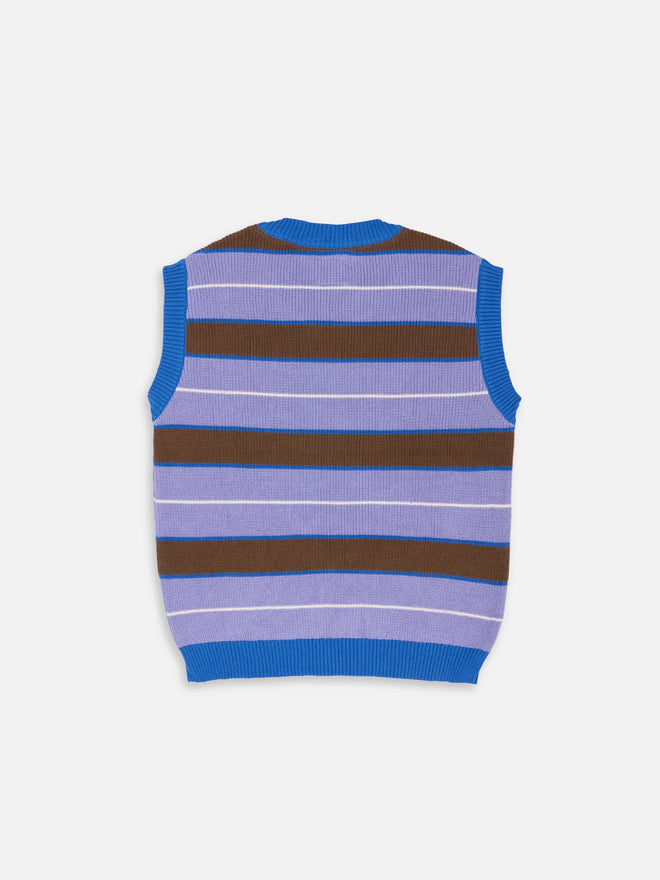 top kamizelka w paski z bawełny ogranicznej organic cotton