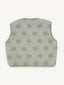 merino vest - polka dots