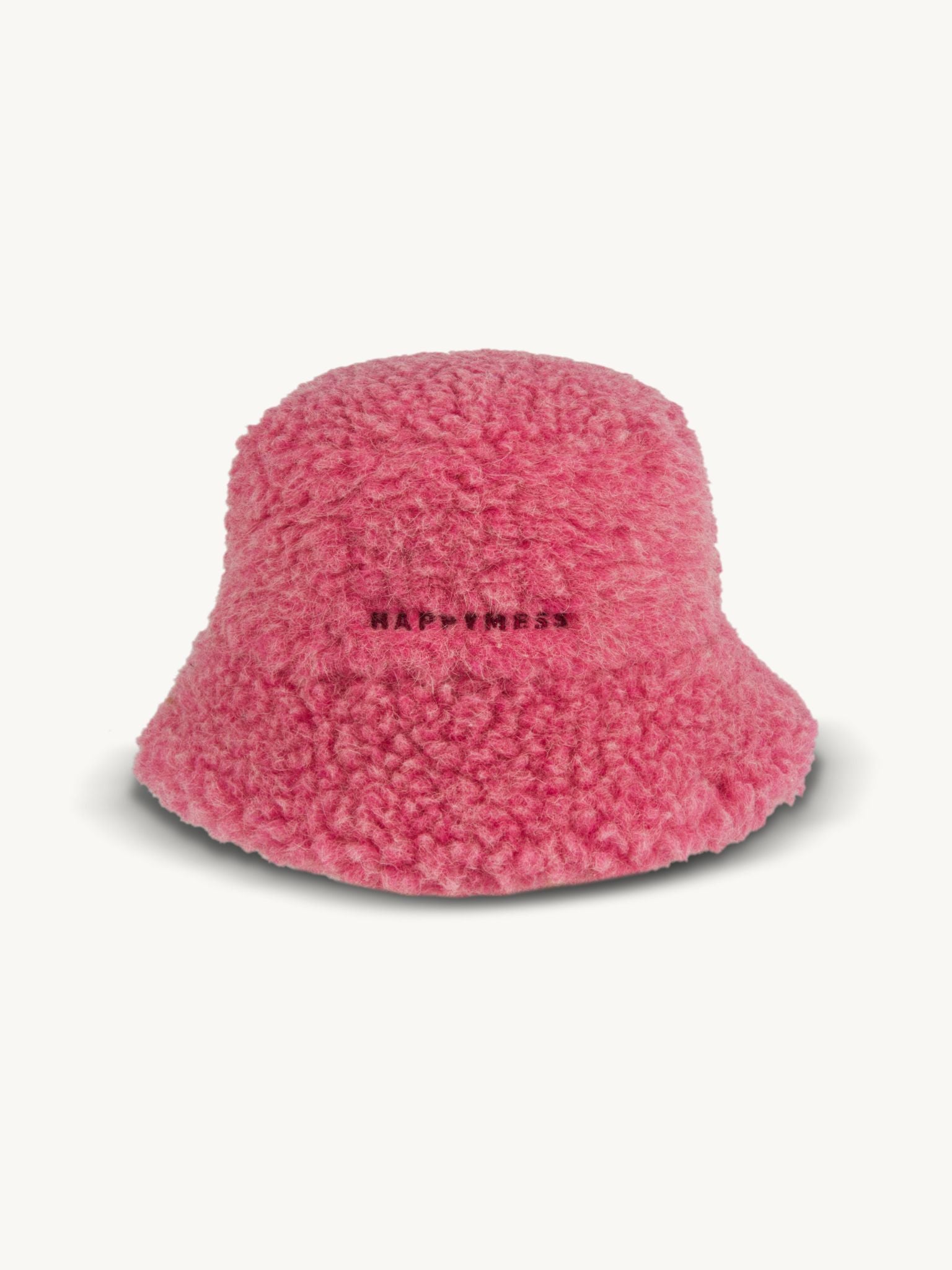 kapelusz wełniany merino unisex adult wool bucket hat dusty pink przód