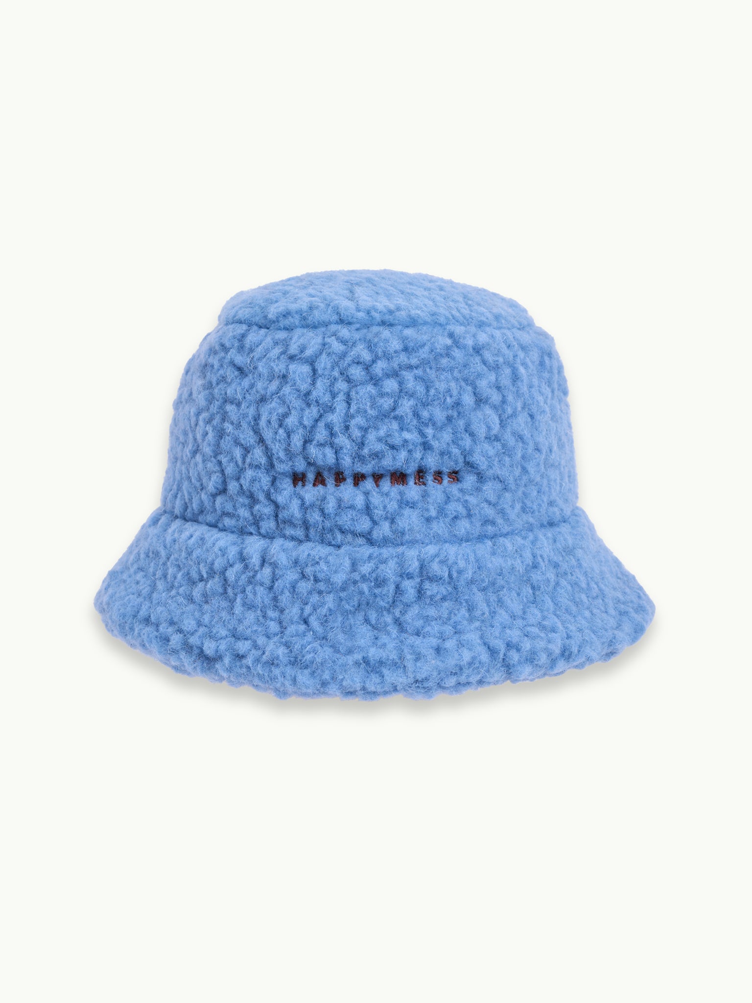 kapelusz wełniany merino unisex adult wool bucket hat ice blue niebieski przód