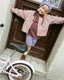 Kinder-Jeansjacke - dawn rose