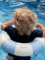 kółko do pływania wodne basen swim ring błekitny nordic blue basen dziecko