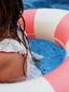 kółko do pływania wodne basen swim ring sorbet różowe dziecko basen
