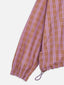 ortalionowa damska kurtka kangurka bawełniana w kratę florence blush cotton kangaroo women's jacket jacke baumwolljacke detal 
